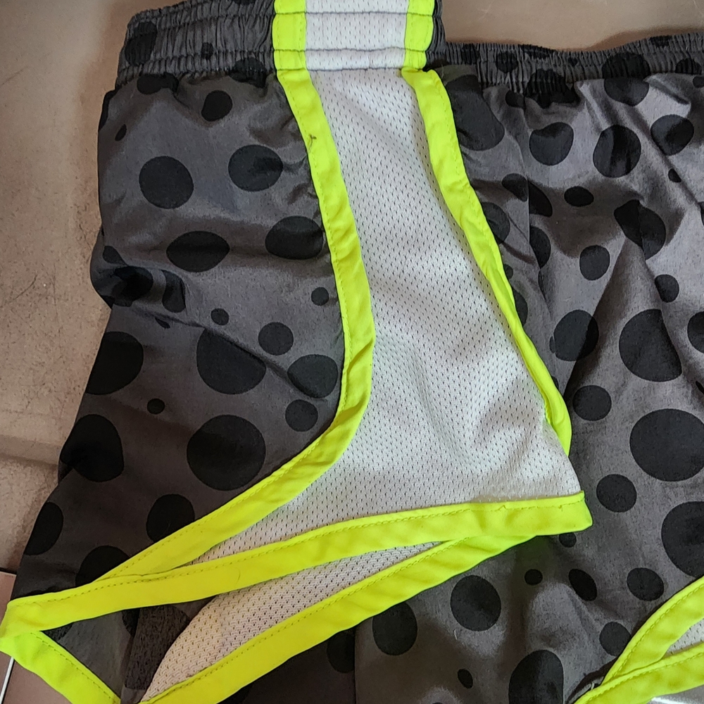 Kids Polka Dot Shorts with Neon Accents